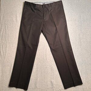 Gap Mens Khakis 38x32 Tailored Straight Fit Black
